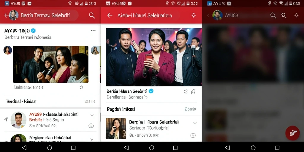 Tampilan antarmuka AYU89 yang menarik dan informatif.