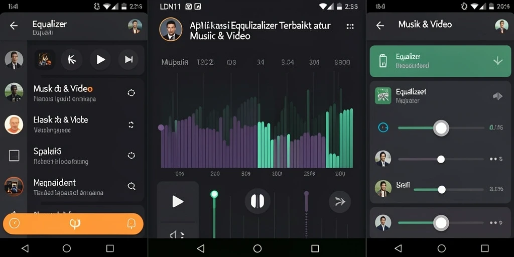 Antarmuka LDN11 yang elegan dan fungsional untuk mengatur suara.