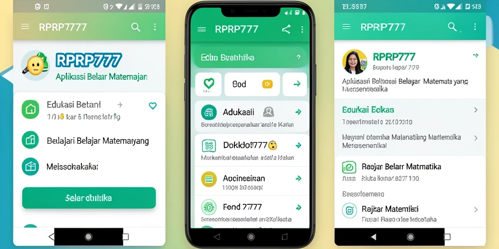 Tampilan antarmuka RPRP777 yang interaktif dan menarik untuk belajar Matematika.